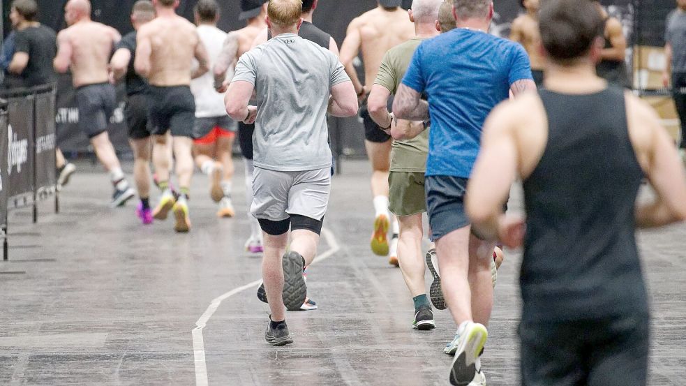 Eine Sportveranstaltung bei der Fibo im vergangenen Jahr. Auch dieses Jahr wird wieder gemeinsam geschwitzt. (Archivbild) Foto: Henning Kaiser