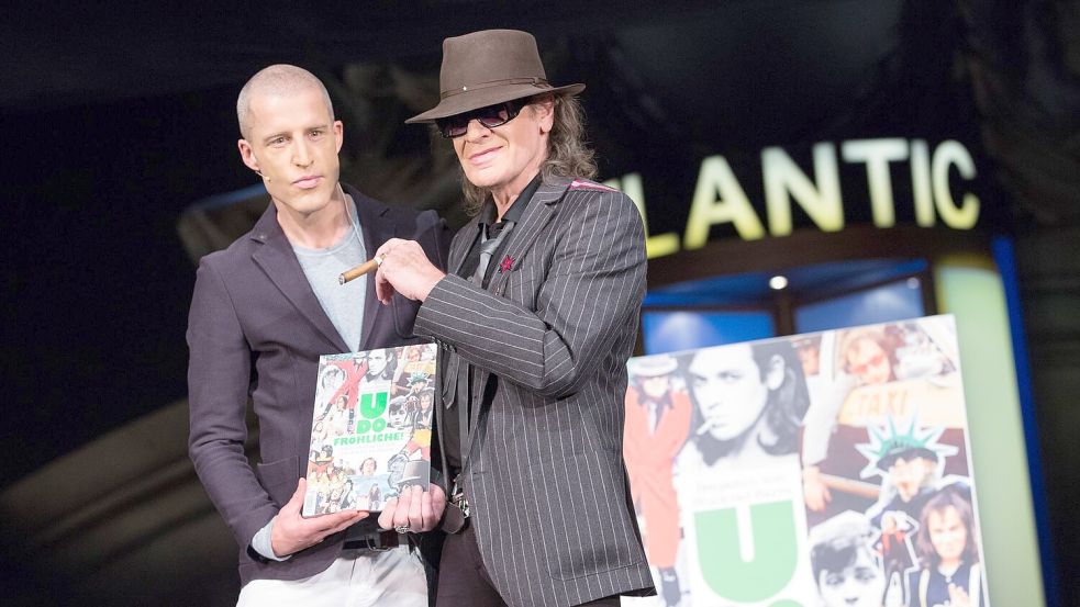 Das Buch „Udo Fröhliche“ ist 2016 erstmals erschienen, nun kommt es vor dem 80. Geburtstag von Udo Lindenberg nochmal neu raus. (Archivbild) Foto: Christian Charisius