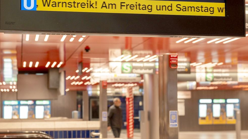 München war mehrfach von teils mehrtägigen Warnstreiks betroffen. (Archivbild) Foto: Peter Kneffel/dpa
