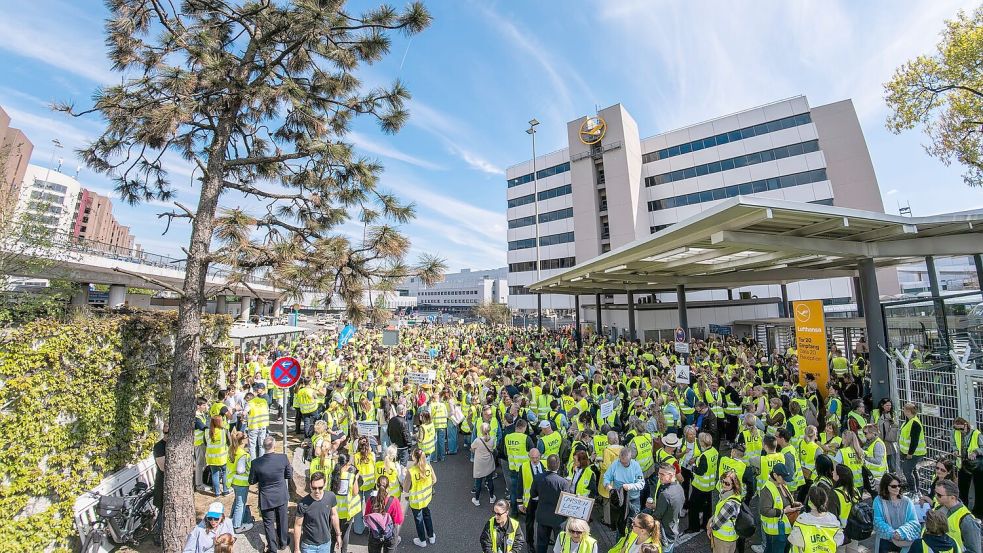 Streiks erschüttern die Lufthansa. Foto: Andreas Arnold