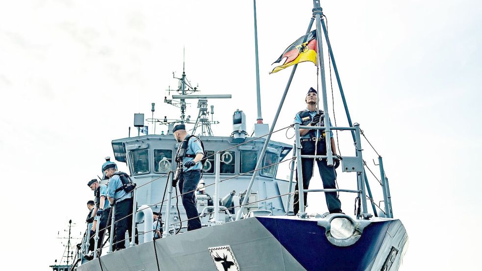 Unter anderem sollen Minenjagdboote zum Einsatz kommen. (Archivbild) Foto: Axel Heimken
