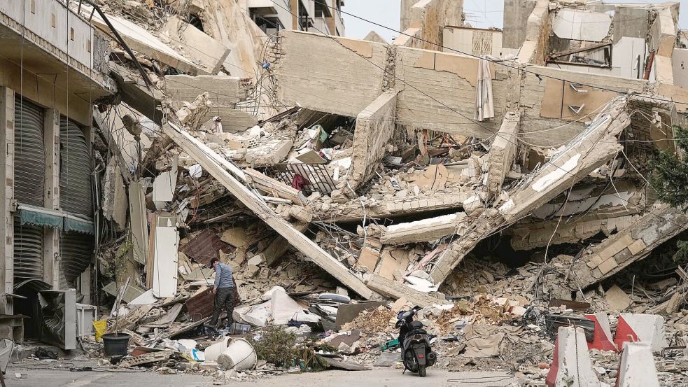 Die israelischen Angriffe haben im Libanon viel Zerstörung angerichtet. Foto: Bilal Hussein