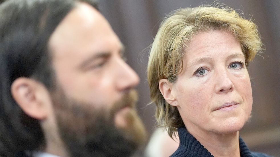 Christina Block mit ihrem Anwalt Ingo Bott. Foto: Marcus Brandt
