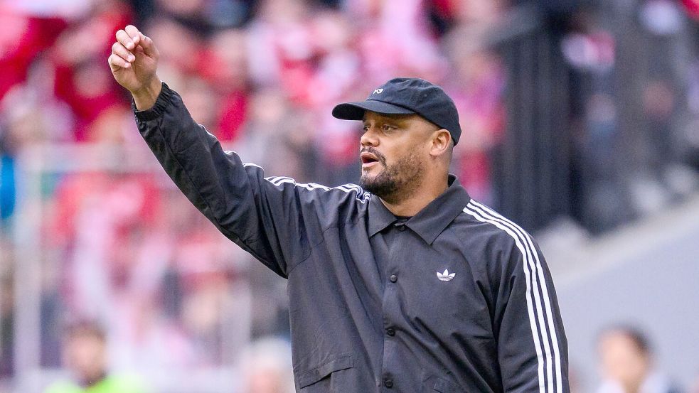 Vincent Kompany stellt sich auf ein schweres Pokalspiel in Leverkusen ein. (Archivbild) Foto: Tom Weller