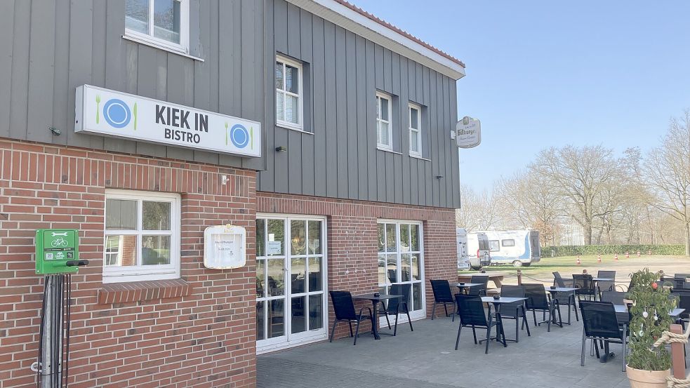 Direkt am Campingplatz in Papenburg befindet sich das Bistro „Kiek in“. Archivfoto: Gerd Schade