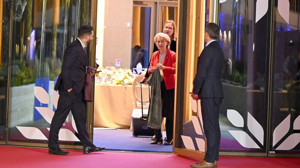 Sprach von einem guten Treffen: EU-Kommissionspräsidentin Ursula von der Leyen. Foto: Ansgar Haase/dpa