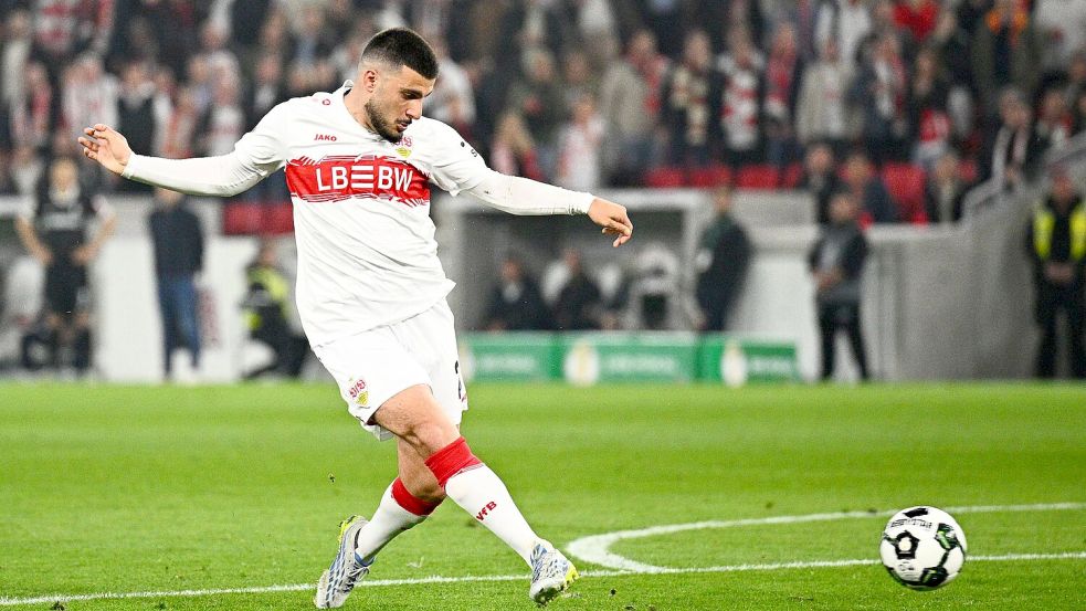 Auch Deniz Undav kritisierte den Schiedsrichter. Foto: Tom Weller