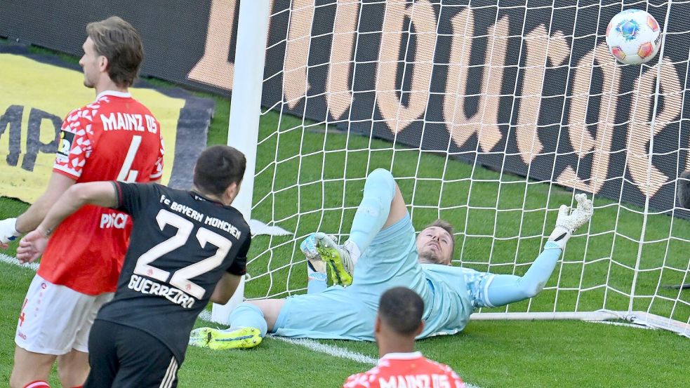 Der FC Bayern hat eine drohende Niederlage in Mainz abgewendet. Foto: Torsten Silz