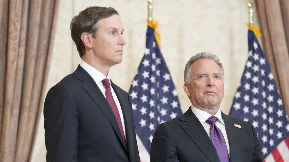 Bleiben nun doch zu Hause: Jared Kushner und Steve Witkoff reisen nicht nach Pakistan. (Archivbild) Foto: Jacquelyn Martin