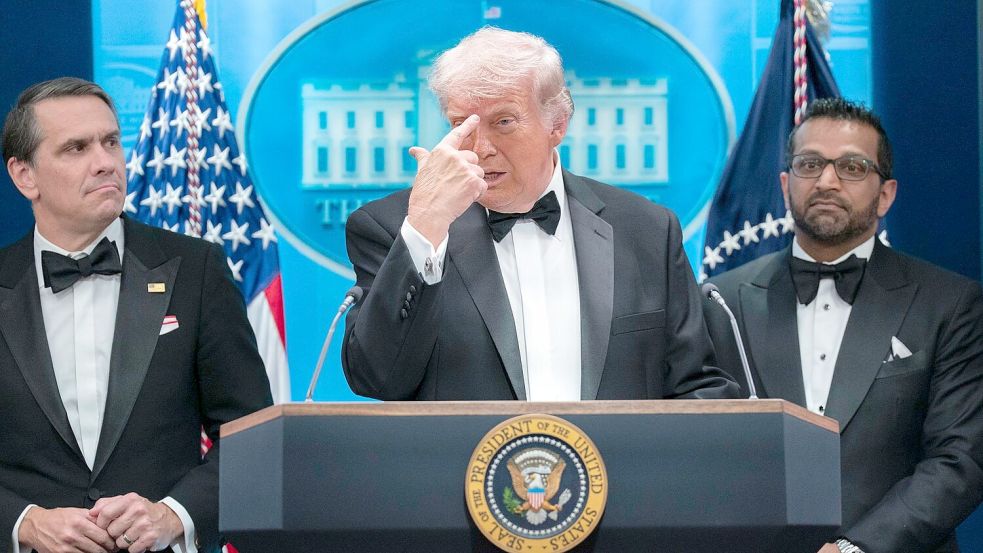 US-Präsident Donald Trump hat den Verdächtigen als „Möchtegern-Attentäter“ bezeichnet Foto: Jose Luis Magana