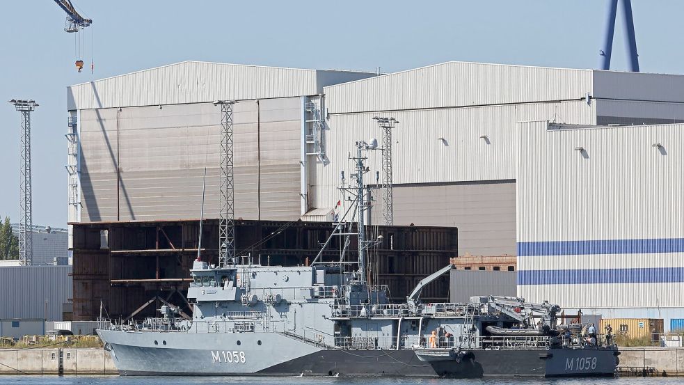 Nach einem Hafenaufenthalt in Kiel soll die „Fulda“ ins Mittelmeer verlegt werden. (Archivfoto) Foto: Bernd Wüstneck