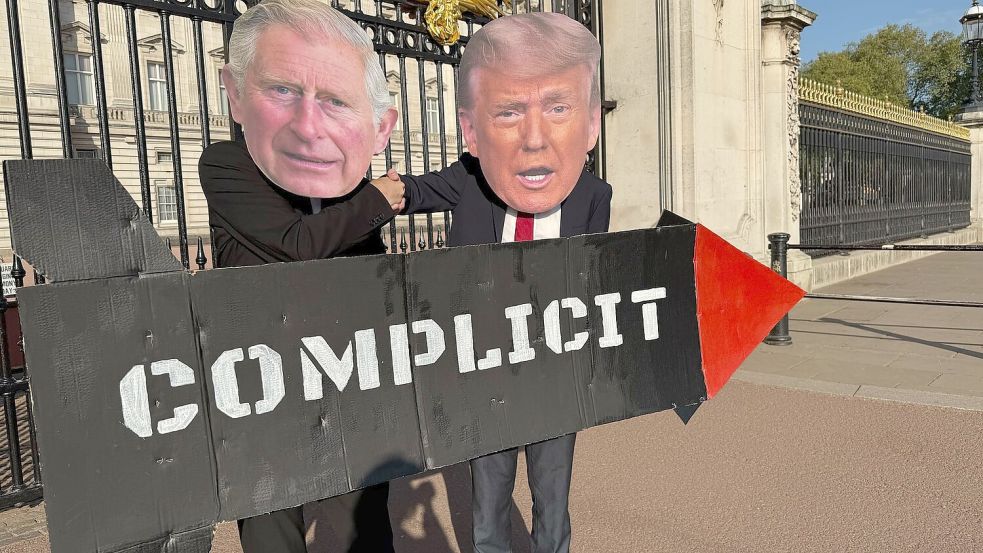 Die Reise wird in Großbritannien auch kritisch gesehen. Foto: Patricia Bartos/dpa