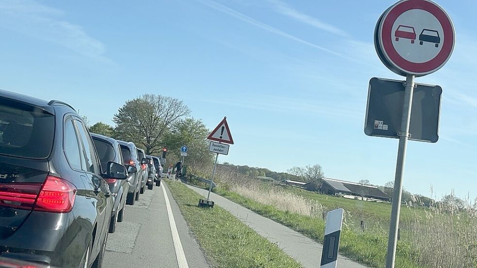 Am Mittwoch, 29. April, startete die Sperrung wie angekündigt. Foto: privat