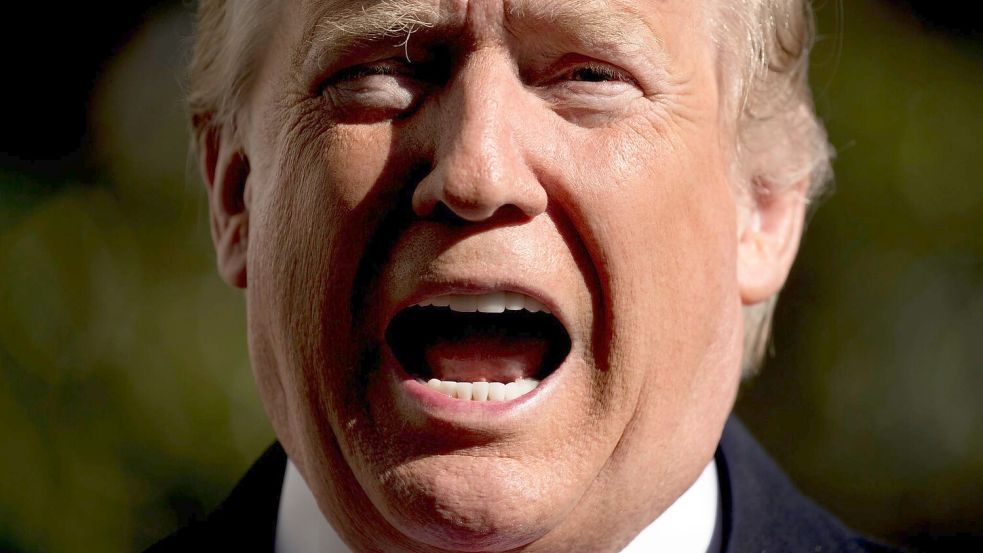 US-Präsident Donald Trump greift im Konflikt mit dem Iran erneut zu Drohungen. (Archivfoto) Foto: Andrew Harnik/AP/dpa