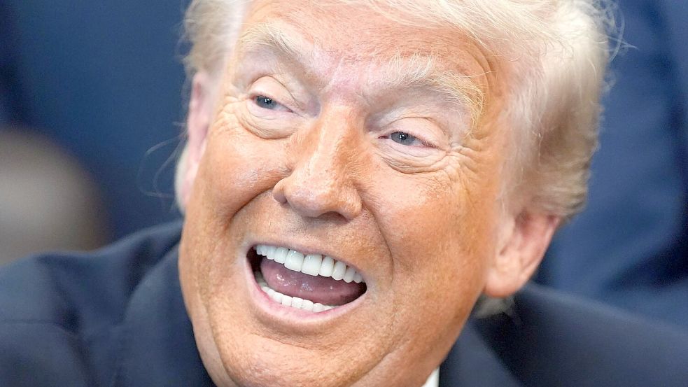 US-Präsident Trump kündigt eine Zollerhöhung für die EU an. Foto: Alex Brandon