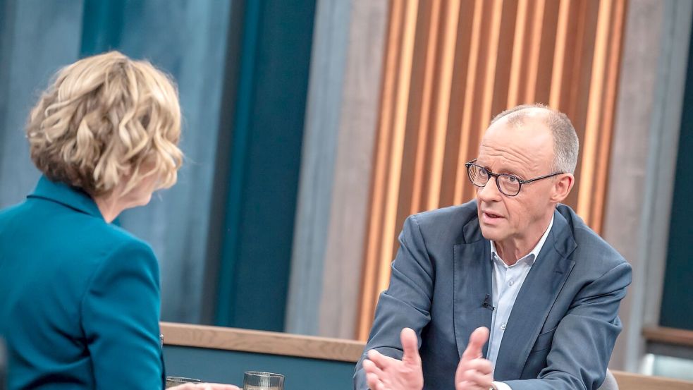 Kanzler Merz fordert von der SPD mehr Kompromissbereitschaft. Foto: NDR/Thomas Ernst/dpa