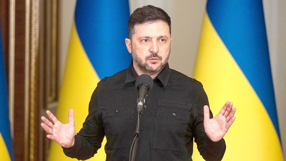Der ukrainische Präsident Wolodymyr Selenskyj hat eine Waffenruhe angekündigt. (Archivbild) Foto: Danylo Antoniuk/AP/dpa