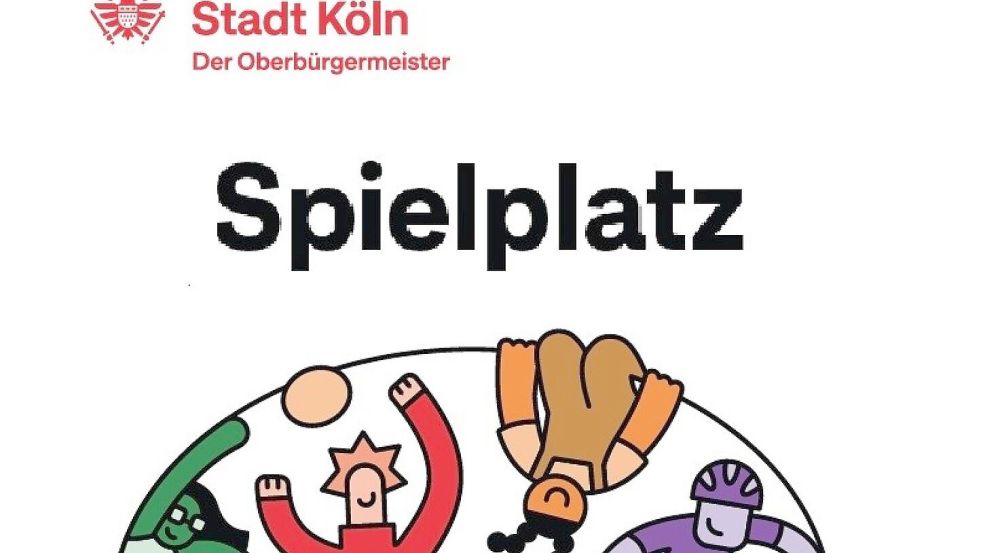 So soll das neue Spielplatz-Schild aussehen. (Handout) Foto: Petra Wallraff-Becker/Stadt Köl