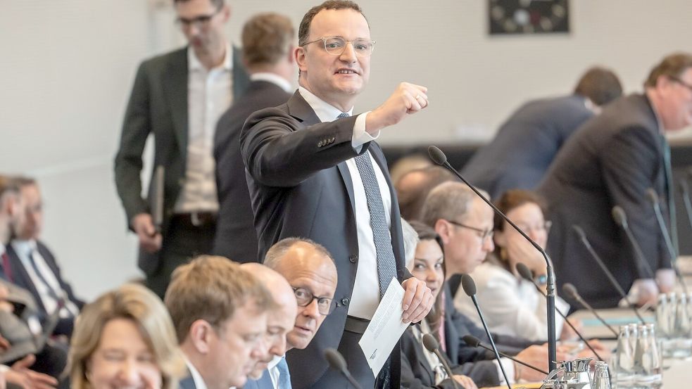 Jens Spahn: Wiedergewählt mit knapp fünf Prozentpunkten weniger als vor einem Jahr. Foto: Michael Kappeler/dpa