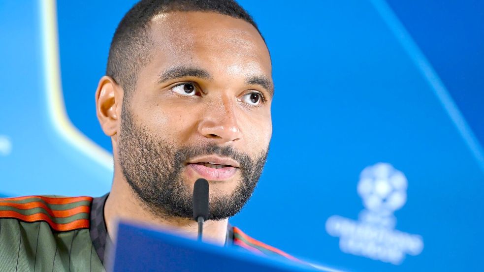 Abwehrspieler Jonathan Tah vom FC Bayern wird gegen PSG erneut heftig gefordert sein. Foto: Sven Hoppe