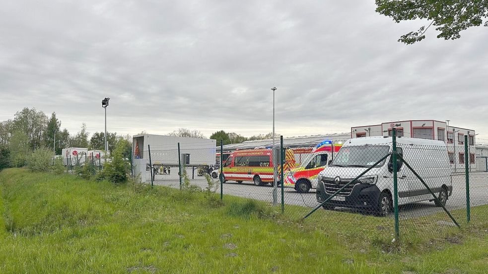 Die Feuerwehr Uplengen-Mitte war am Mittwochmorgen im Einsatz. Foto: Feuerwehr