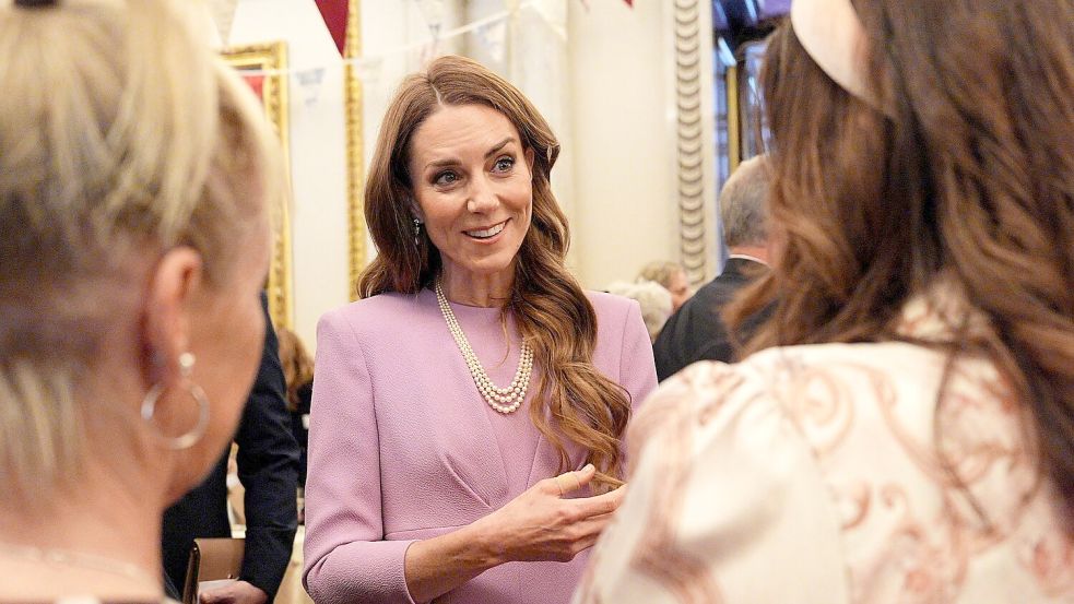 Die britische Prinzessin Kate bricht in der kommenden Woche zu ihrer ersten offiziellen Auslandsreise seit ihrer Krebsbehandlung auf. (Archivbild) Foto: Aaron Chown