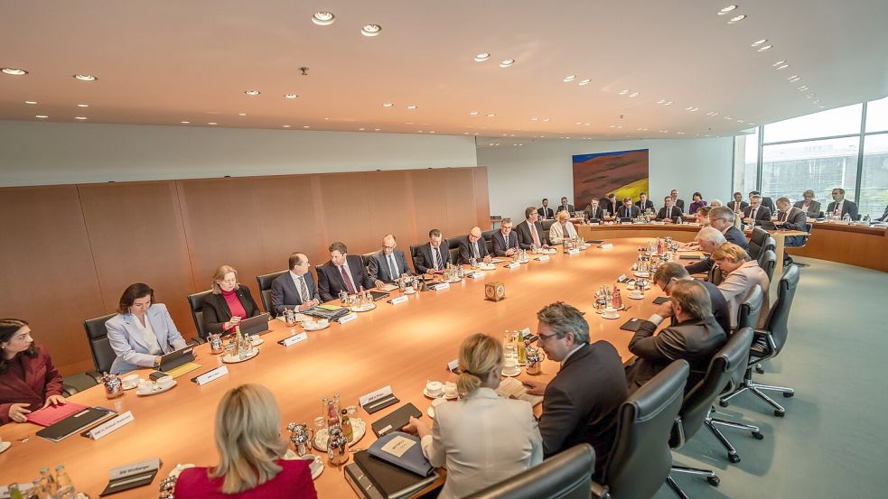 Eine Minderheitsregierung schließt Merz aus. Foto: Michael Kappeler/dpa