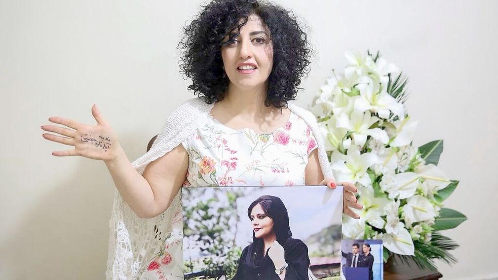 Unterstützer fürchten um das Leben von Narges Mohammadi. (Archivbild) Foto: Uncredited/Narges Foundation Arc