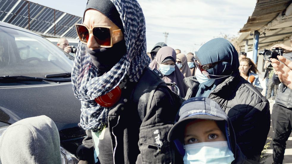 Bereits im Februar versuchten die australischen Frauen, das Lager in Syrien zu verlassen. Foto: IMAGO / Middle East Images