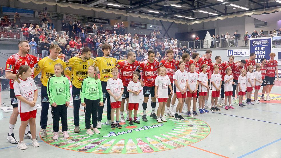 n dieser Formation wird der OHV Aurich am Sonntag im Heimspiel gegen den VfL Fredenbeck zum letzten Mal auflaufen. Die meisten Spieler werden den OHV verlassen. Foto: Helmut Vortanz