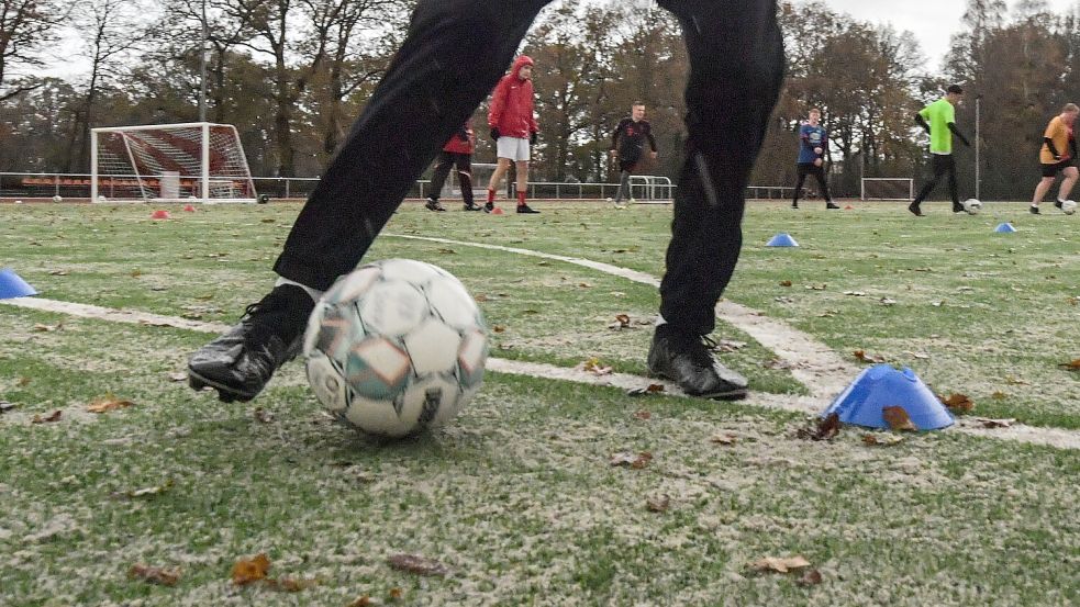 Die Leeraner Sportvereine wünschen sich einen Kunstrasenplatz. Foto: Klaus Ortgies/Archiv