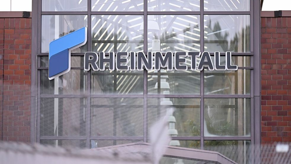 Werktor von Rheinmetall in Unterlüß. Foto: Wolf von Dewitz/dpa