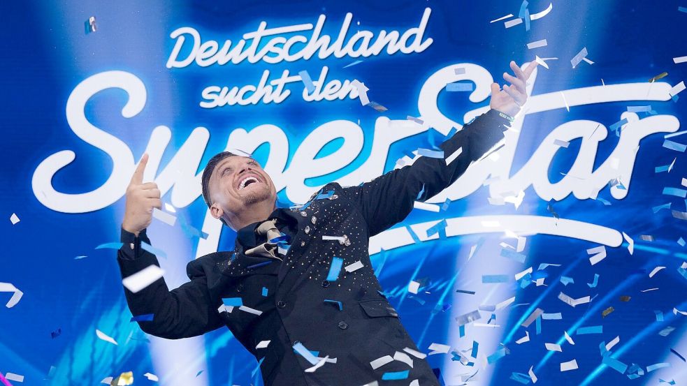 Nach 16 Jahren am Ziel angekommen: „DSDS“-Sieger Menowin Fröhlich Foto: Rolf Vennenbernd