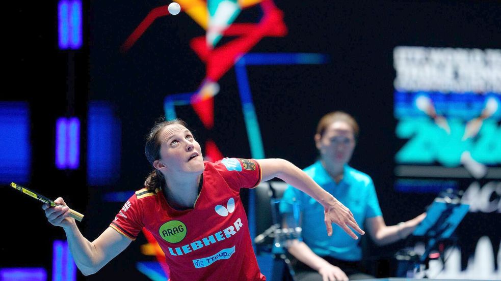 Sabine Winter verliert im WM-Halbfinale gegen die Japanerin Hina Hayata. Foto: Jon Super
