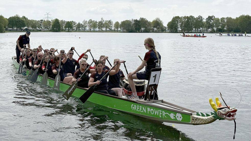 Das Team Green Power kurz vor dem Start. Foto: David Ammermann