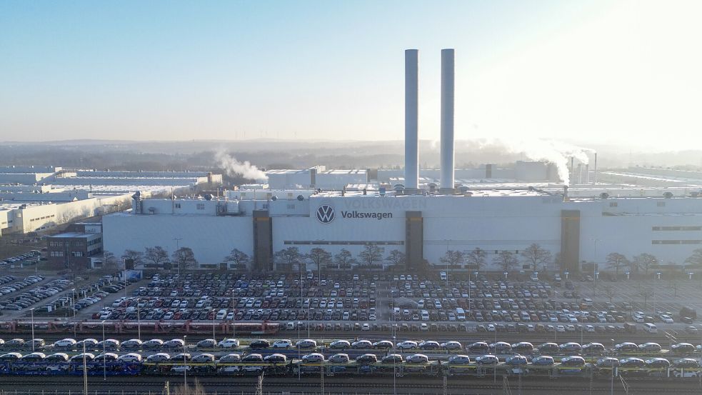 Das VW-Werk in Zwickau. Foto: dpa/ Jan Woitas