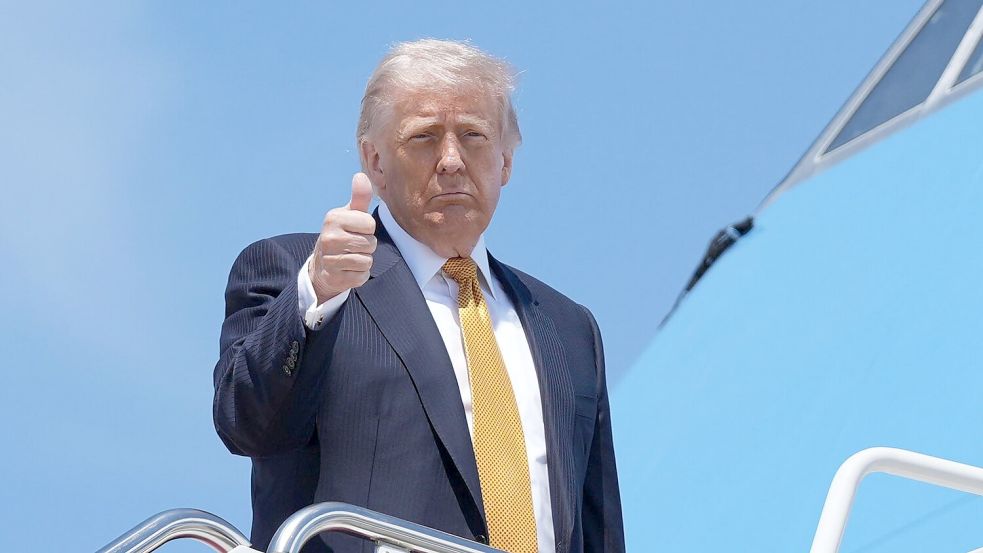 Trump beschwört trotz Differenzen in der Iran-Frage sein gutes Verhältnis zu Xi. Foto: Mark Schiefelbein