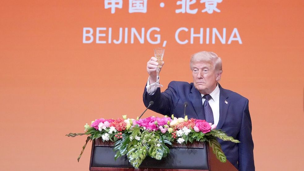 Der Iran-Krieg war Thema beim Treffen von US-Präsident Donald Trump und Chinas Staatschef XI Jinping. Foto: Mark Schiefelbein