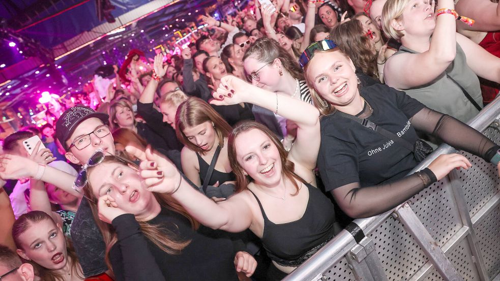 Ausgelassene Stimmung wird in der Disco Tange beim Frühtanz erwartet. Foto: Claus Arne Hock