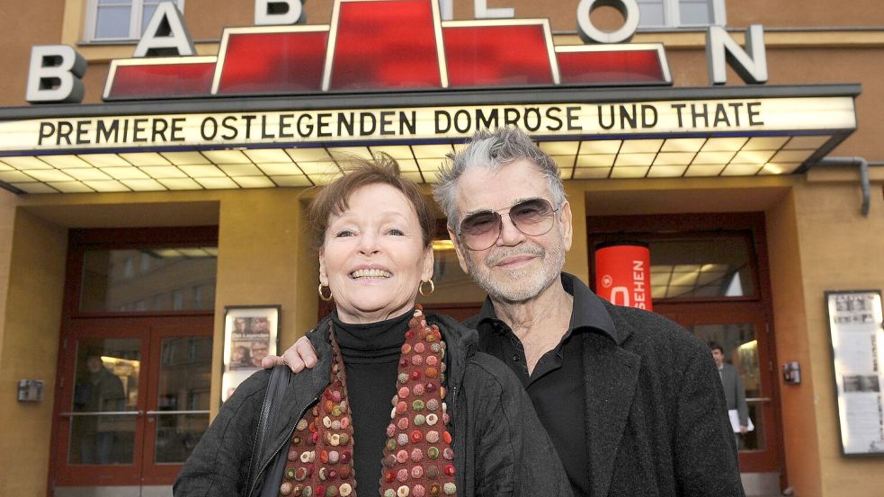 Angelica Domröse und ihr Mann Hilmar Thate. (Archivbild) Foto: picture alliance / dpa