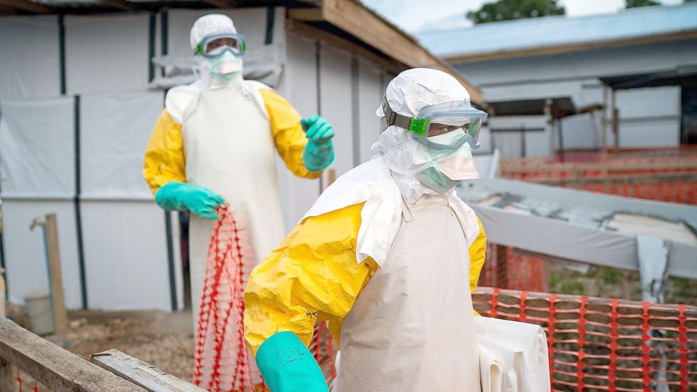 Beim aktuellen Ausbruch steht eine seltene Variante im Fokus. Foto: Jerome Delay/AP/dpa