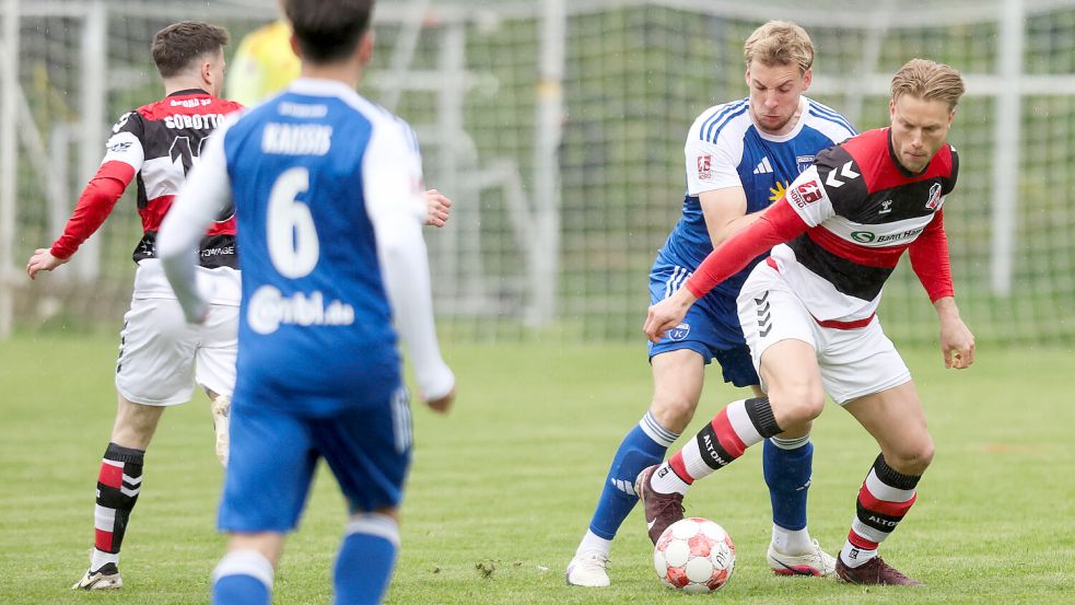 Kickers Emden trat Samstag bei Altona 93 an. Foto: Jens Doden/Emden