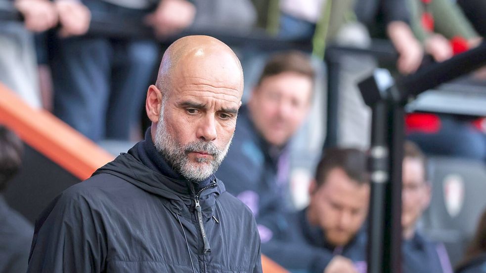 Pep Guardiola will Man City laut Medienberichten nach dieser Saison verlassen. Foto: Ian Walton