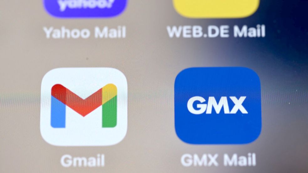 Der deutsche E-Mail-Dienst GMX konkurriert vor allem mit Gmail. Foto: Wolf von Dewitz/dpa