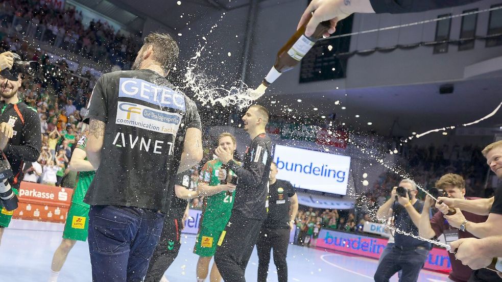 Bennet Wiegert führte den SC Magdeburg zum Meistertitel. Foto: Jan Woitas