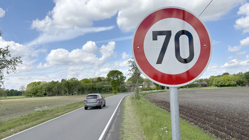 Tempo 70 für die gesamte Domänenstraße wird gefordert. Foto: Carsten Ammermann