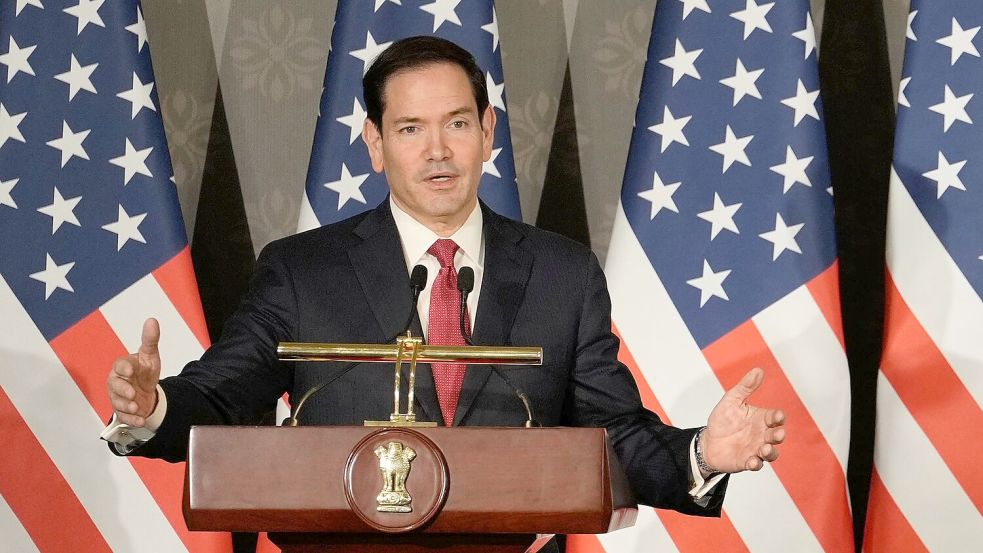 US-Außenminister Marco Rubio sprach von möglichen „guten Nachrichten“. Foto: Manish Swarup