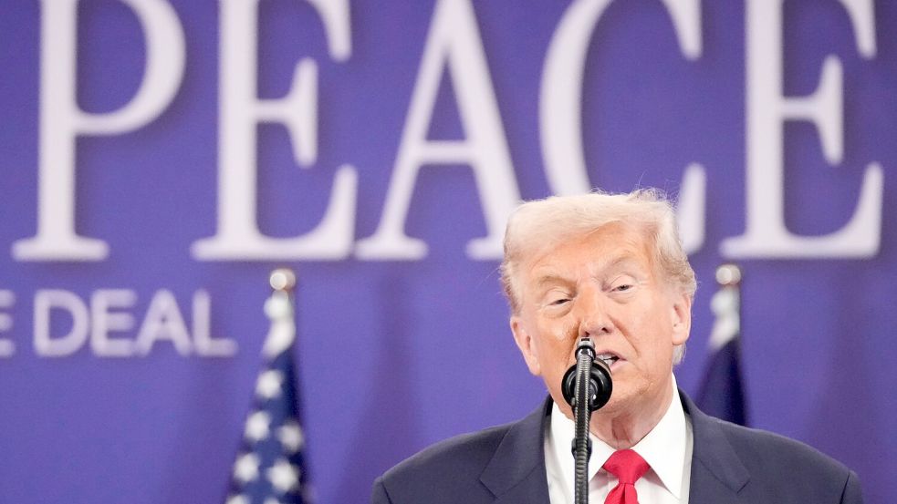 Unter Präsident Donald Trump haben die USA weniger Geld für die Vereinten Nationen ausgegeben. (Archivbild) Foto: Mark Schiefelbein/AP/dpa