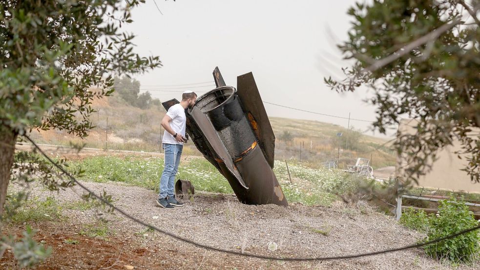 Während der aktiven Kampfhandlungen sind iranische Raketen in Israel eingeschlagen. (Archivbild) Foto: Oren Ziv/dpa