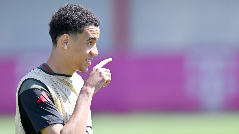 Jamal Musiala soll eine große Rolle bei der WM spielen. (Archivbild) Foto: Sven Hoppe